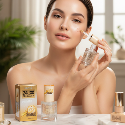 Primer de Maquilhagem Karité 24K Gold & Collagen, 30ml
